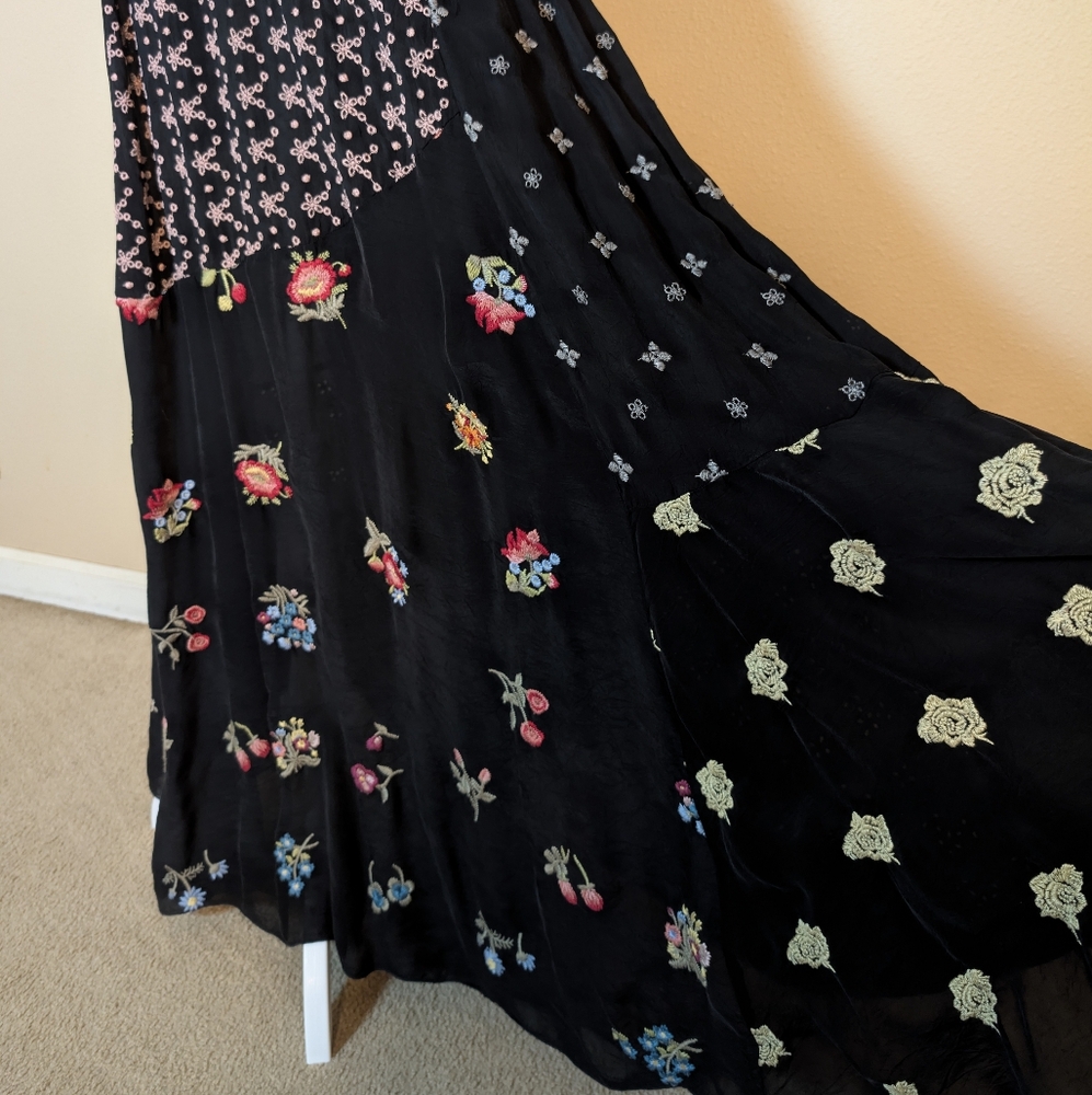 Johnny Was "Clarabelle" Embroidered Eyelet Maxi Dress - Picture 8 of 10